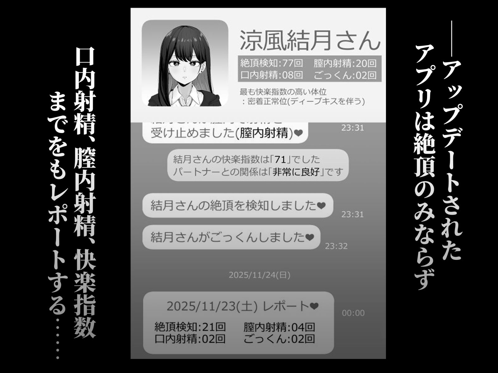 絶頂検知アプリ2〜過激化する寝取られレポート〜 無料サンプル画像1